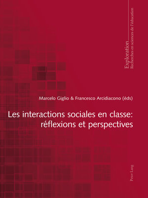 cover image of Les interactions sociales en classe